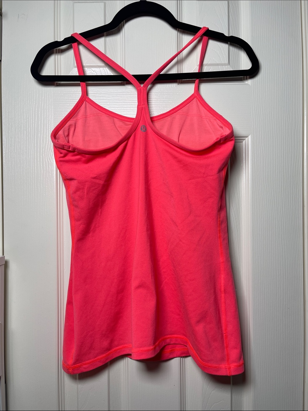 lululemon athletica Neon coral Strappy Tank